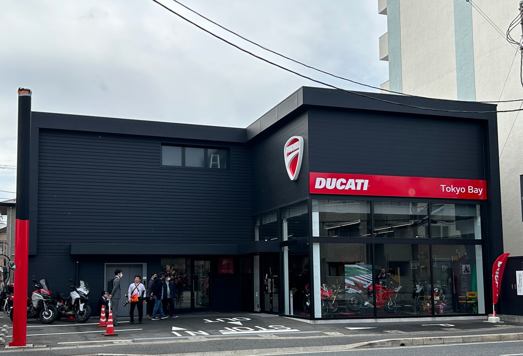 「ドゥカティ東京ベイ」開設　　千葉・グッドウッド二輪商会　　ドゥカティ「伸びると判断」