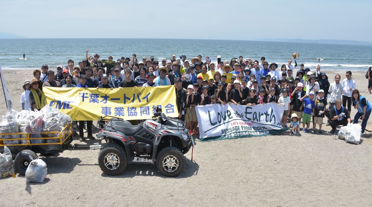 AJ千葉、170人参加し海岸清掃　　「第15回 AJ千葉ビーチクリーン2024 in富津下洲海岸」開催　　