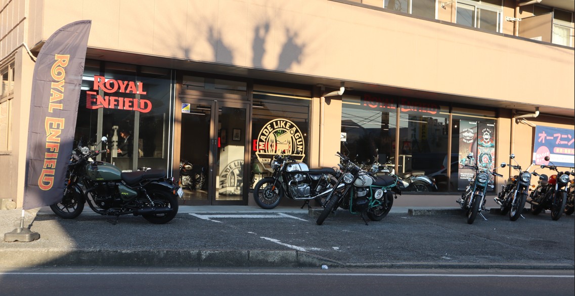 「ロイヤルエンフィールド千葉」改装・開店　　クロニクル運営