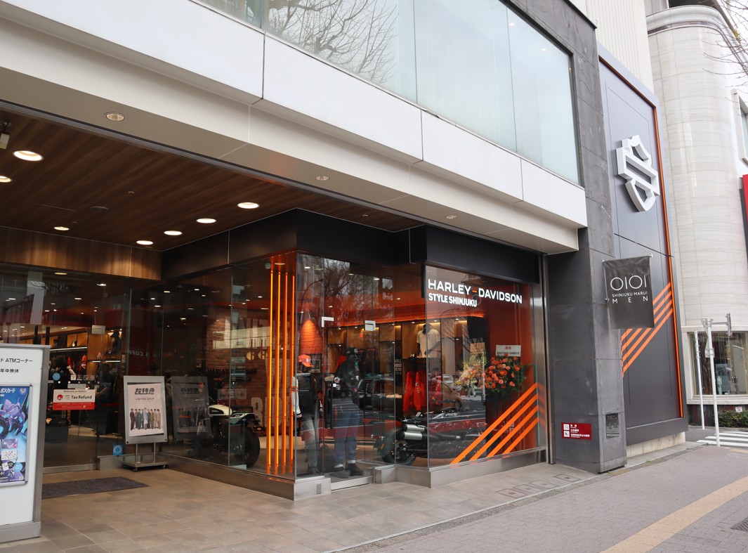 【販売店革新】ハーレーダビッドソン　アパレル特化の店舗、新宿に　　HD選ぶ瞬間の切っ掛けに　