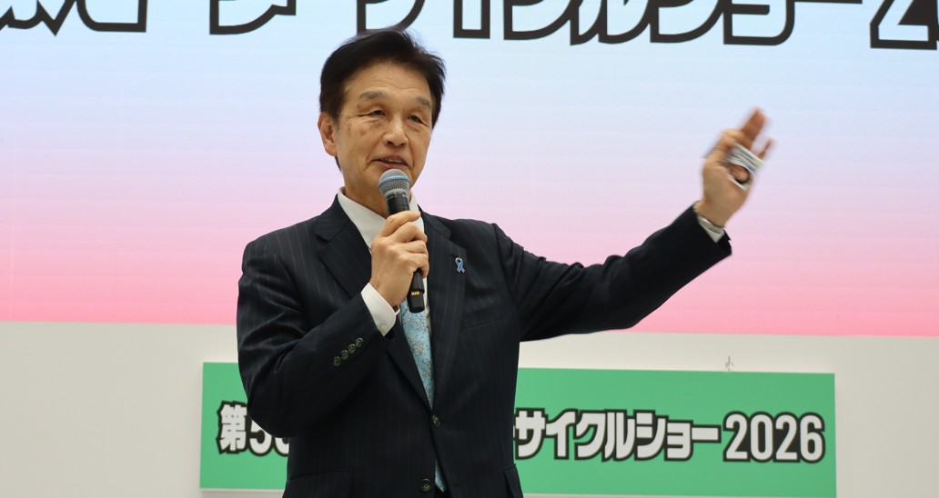 【特報】バイクバイク「希望ナンバー制」今年10月から　　国交省　　赤池元議員、実現を東京MCショーでアピール