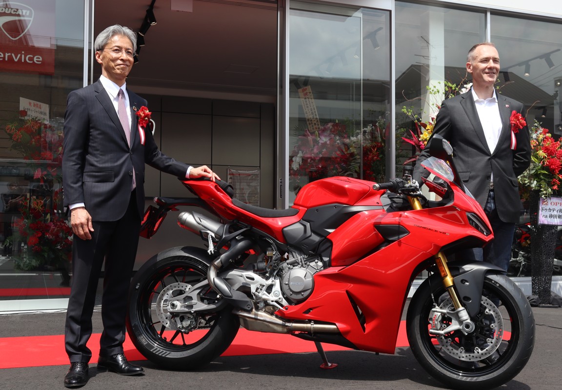「ドゥカティ名古屋イースト」が開業　　Audi認定中古車と併設、日本初の複合拠点
