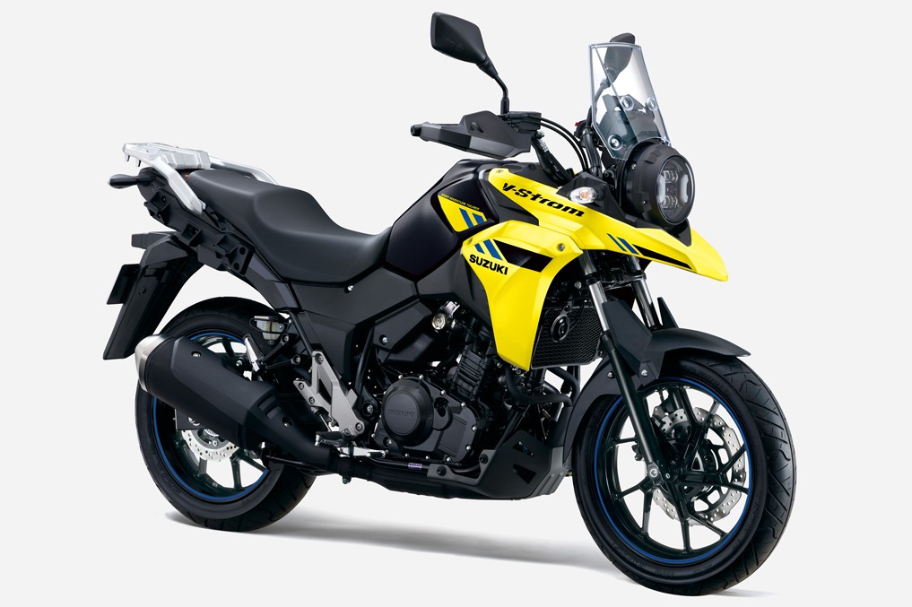 スズキ「Vストローム250」一部改良し発売　　丸形LEDヘッドランプ採用、装備充実