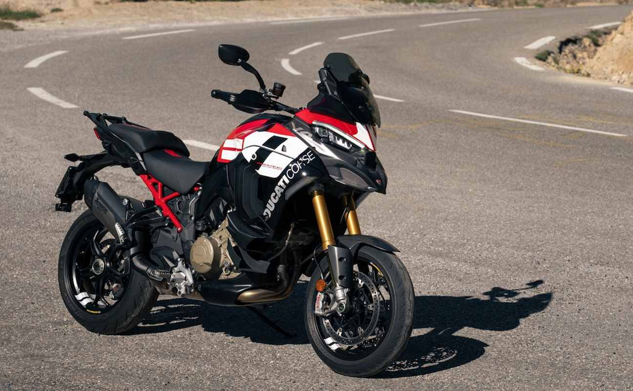 ドゥカティ「Multistrada V4 Pikes Peak」27年モデル発表　　レーシングDNA、新カラーでスポーティ強化